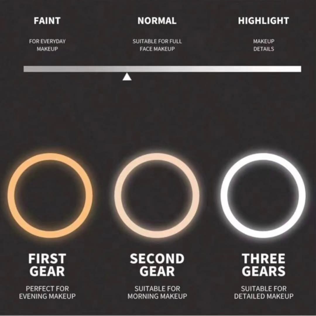 Led ogledalo za sminkanje sa postoljem