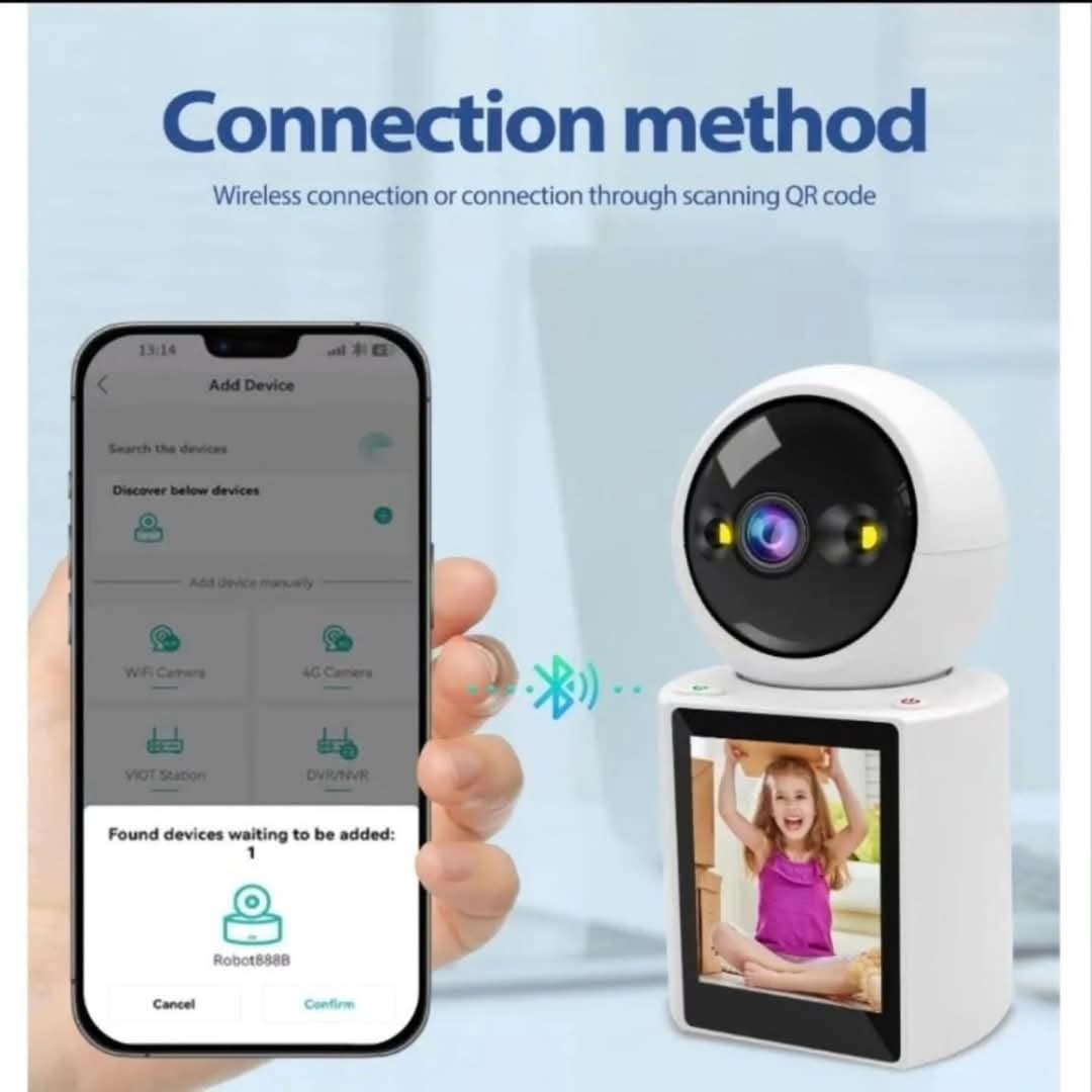 Dvosmjerna Wi-Fi kamera sa ekranom za video poziv