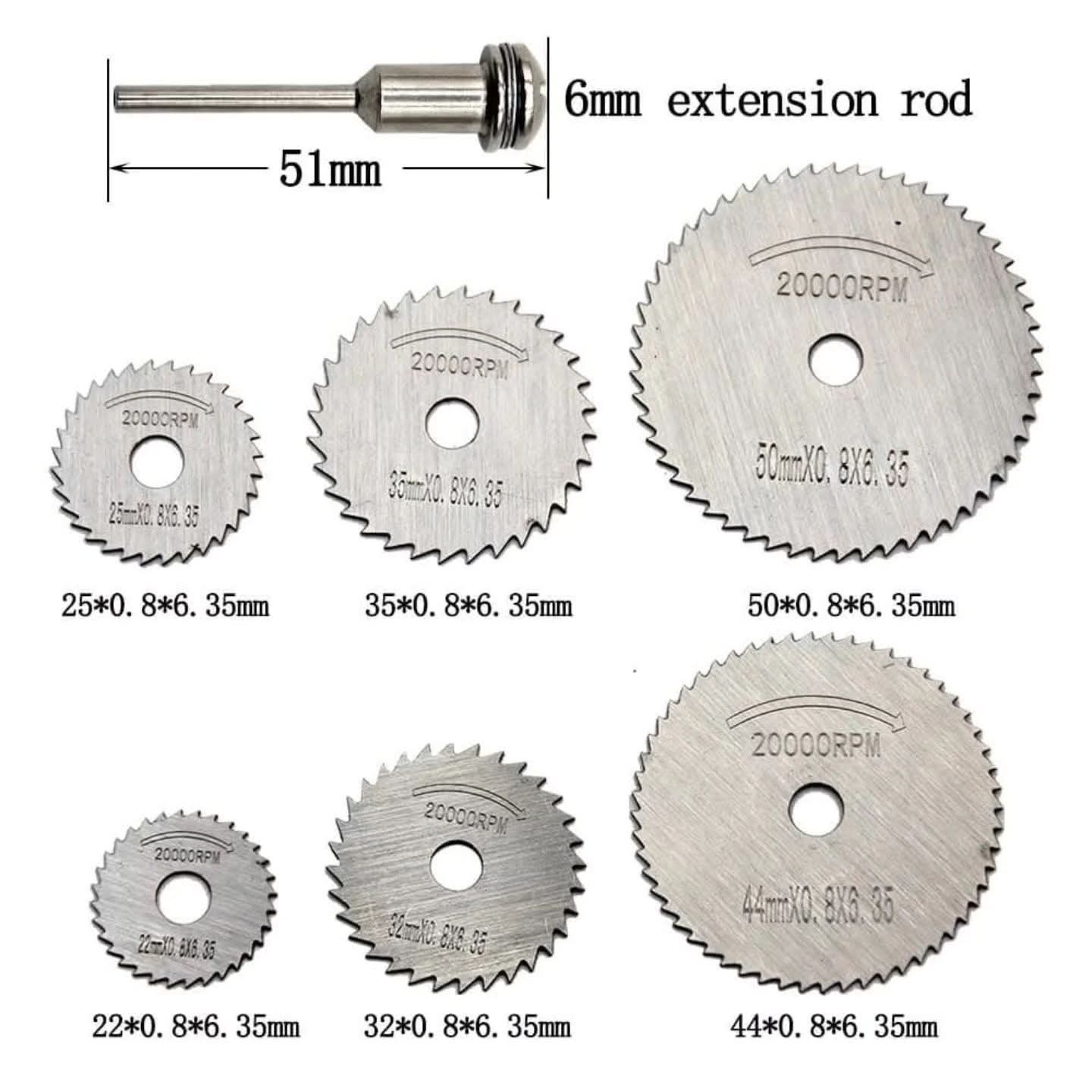 SET VISOKOKVALITETNIH DISKOVA ZA SJEČENJA