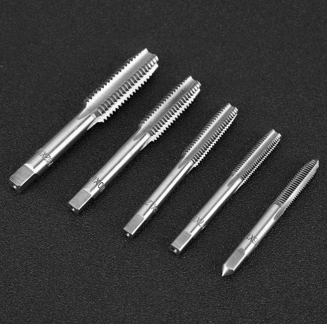 12-dijelni Set za Narezivanje Navoja – Tap & Die Set (M6–M12)