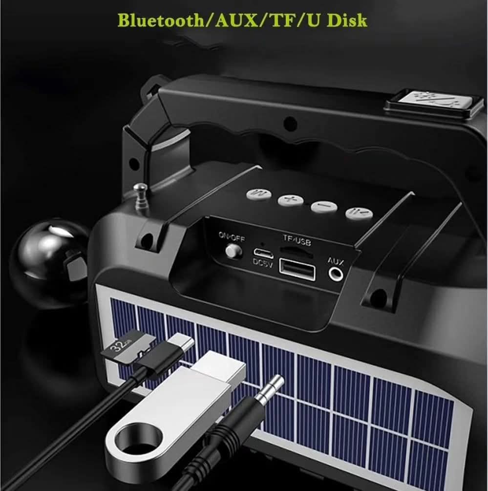 Rucna punjiva led lampa sa bluetooth zvucnikom