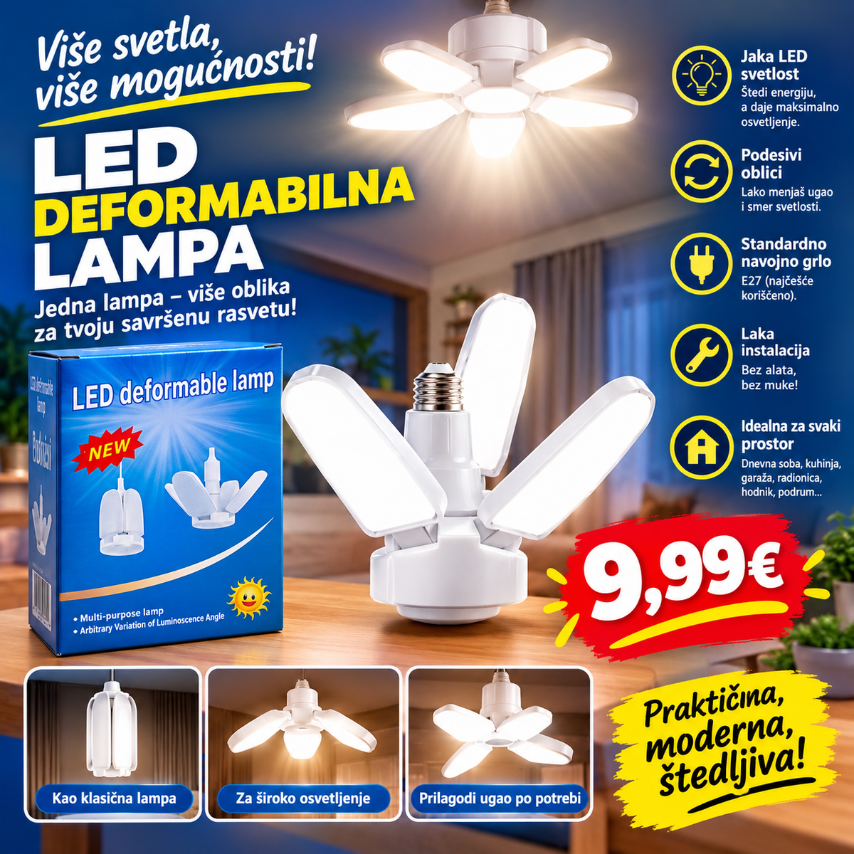 Led lampa