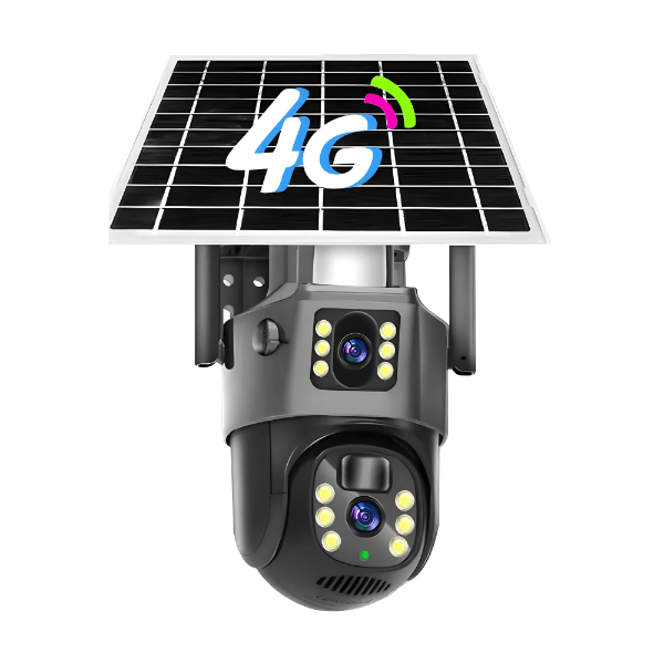 Solarna 4G kamera sa 2 sočiva – Radi na SIM karticu
