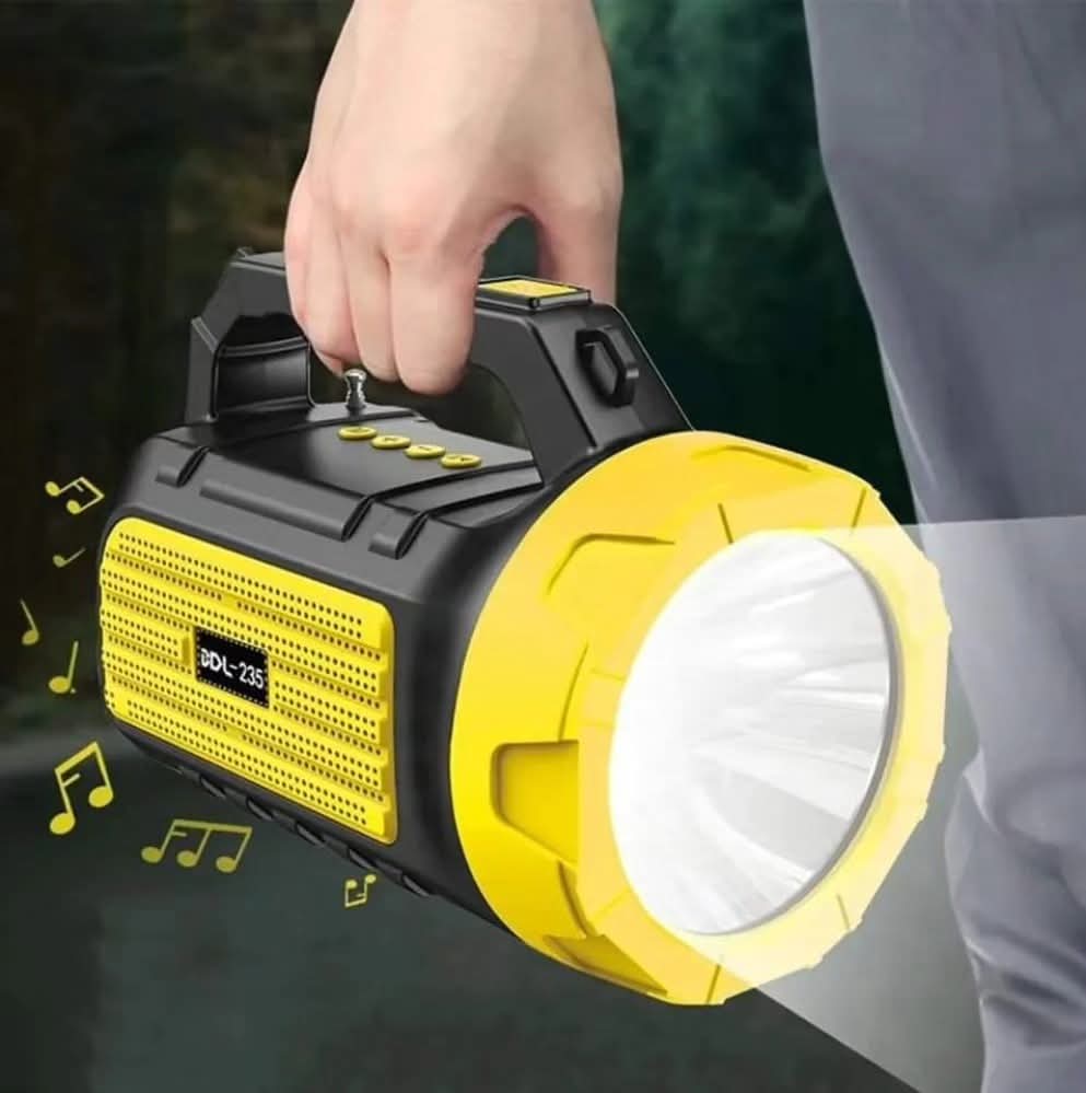 Rucna punjiva led lampa sa bluetooth zvucnikom