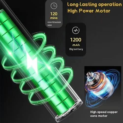 Profesionalna masinica za sisanje i brijanje sa led displejem