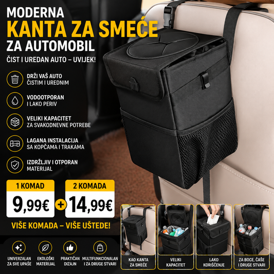 MODERNA KANTA ZA SMEĆE ZA AUTOMOBIL