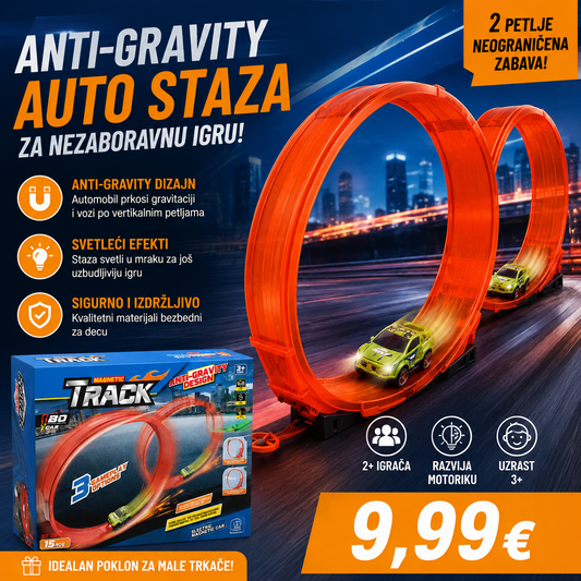 MAGNETIC TRACK – Anti-Gravity auto staza za nezaboravnu igru