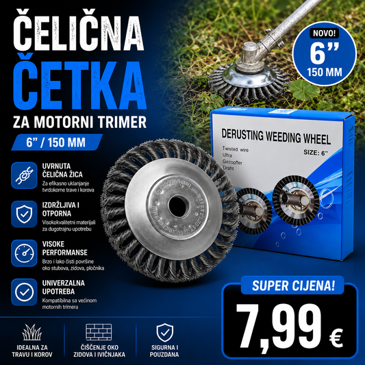 ČELIČNA ČETKA ZA MOTORNI TRIMER
