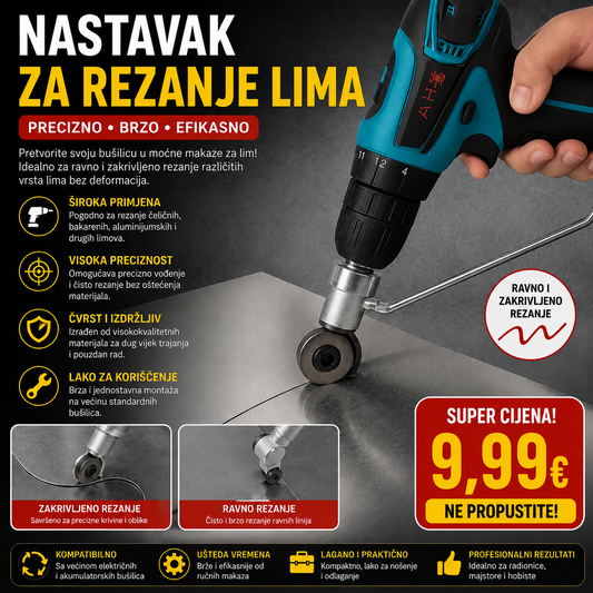 Nastavak za rezanje lima