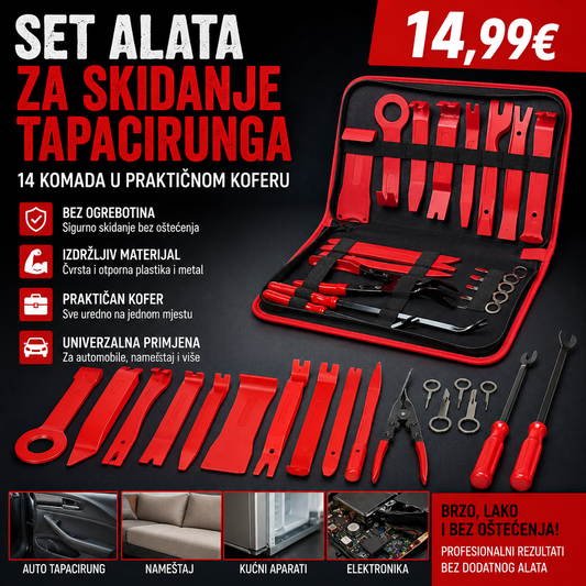 Set alata za skidanje tapacirunga
