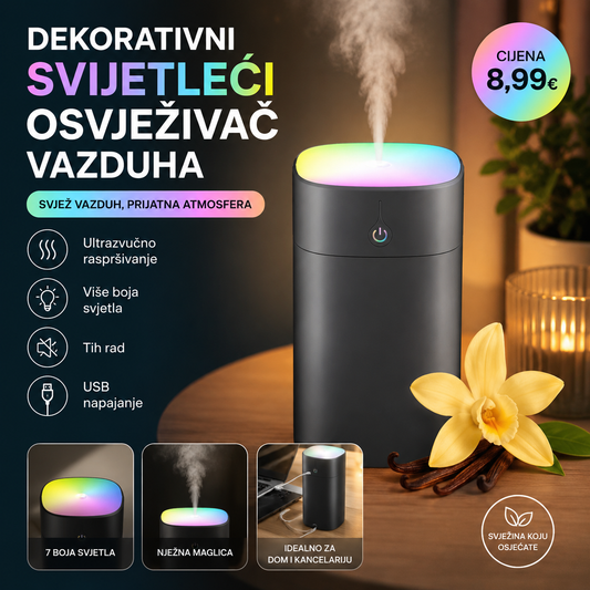 Dekorativni svijetleci osvjezivac vazduha