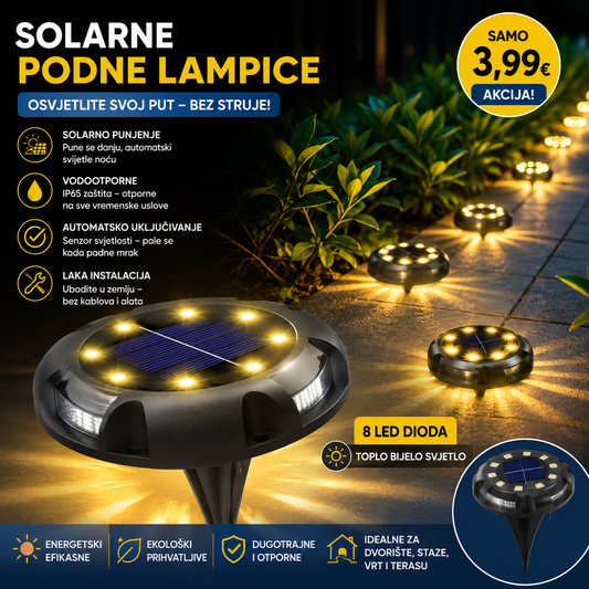 Solarne podne lampice