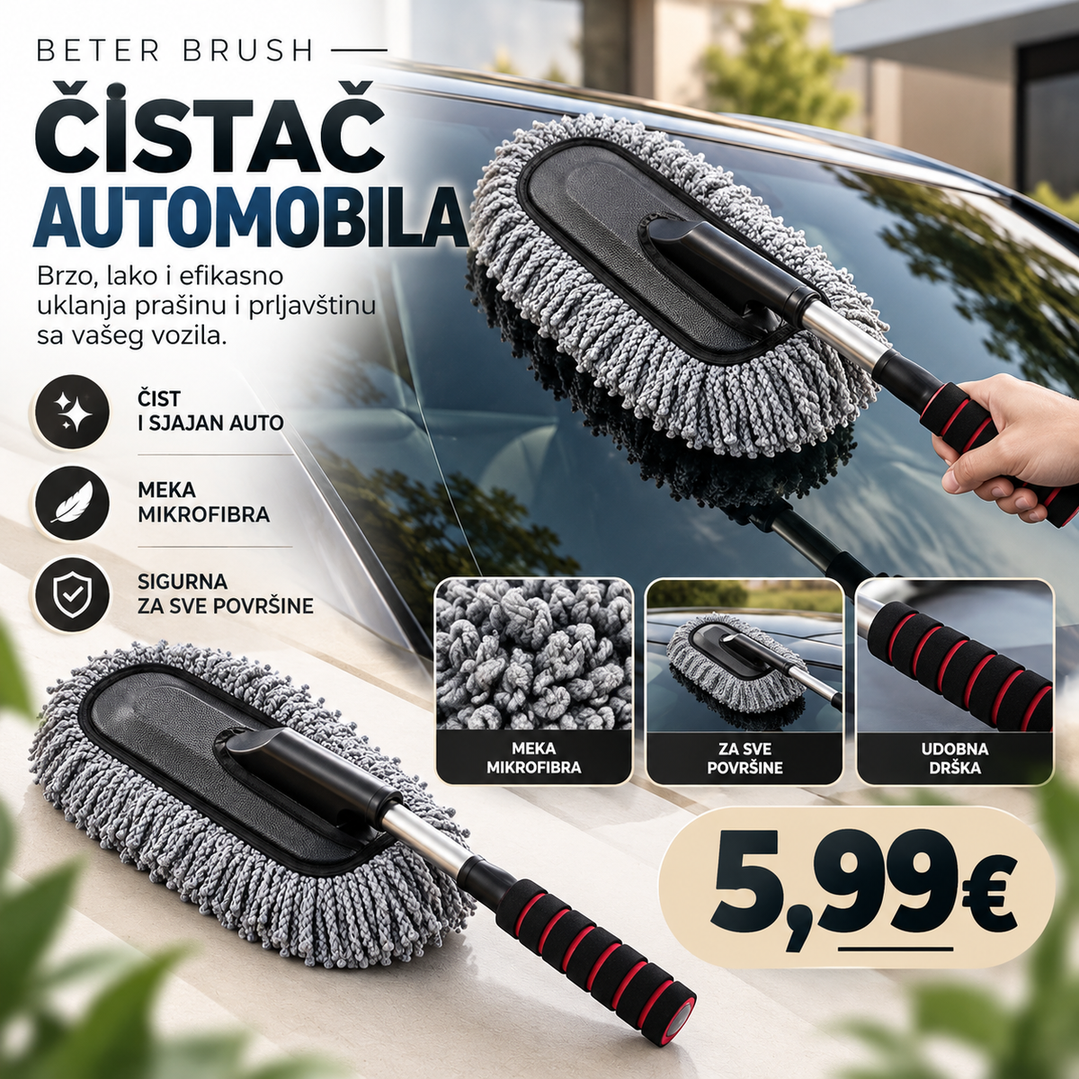 Cistac automobila better brush