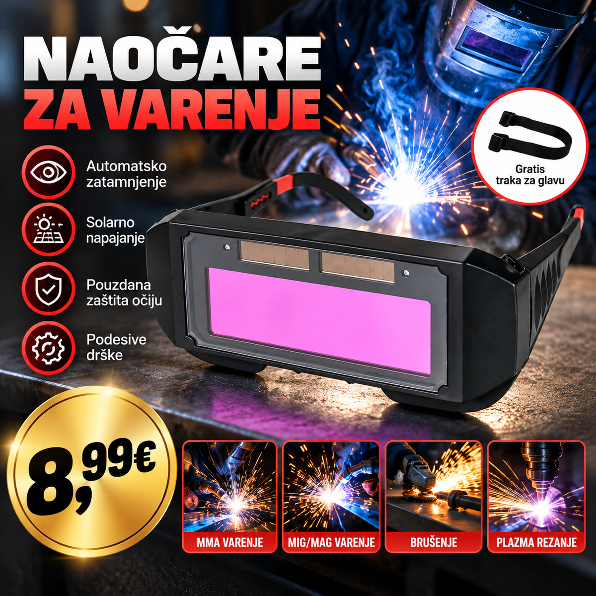 Naocare za varenje