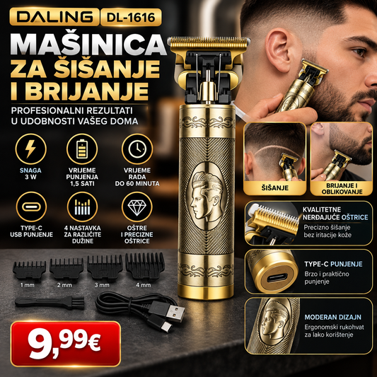 Mašinica za šišanje i brijanje DL-1616