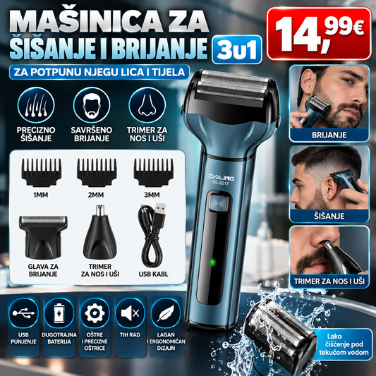 Masinica za sisanje i brijanje 3u1
