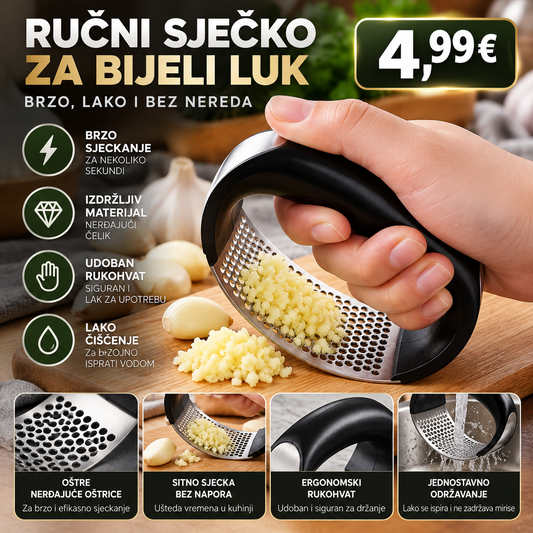 Ručni sjecko za sječenje bijelog luka