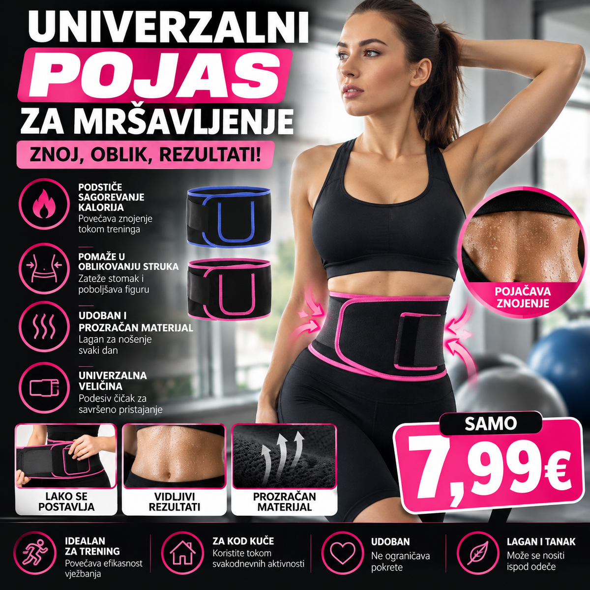 Univerzalni pojas za mrsavljenje