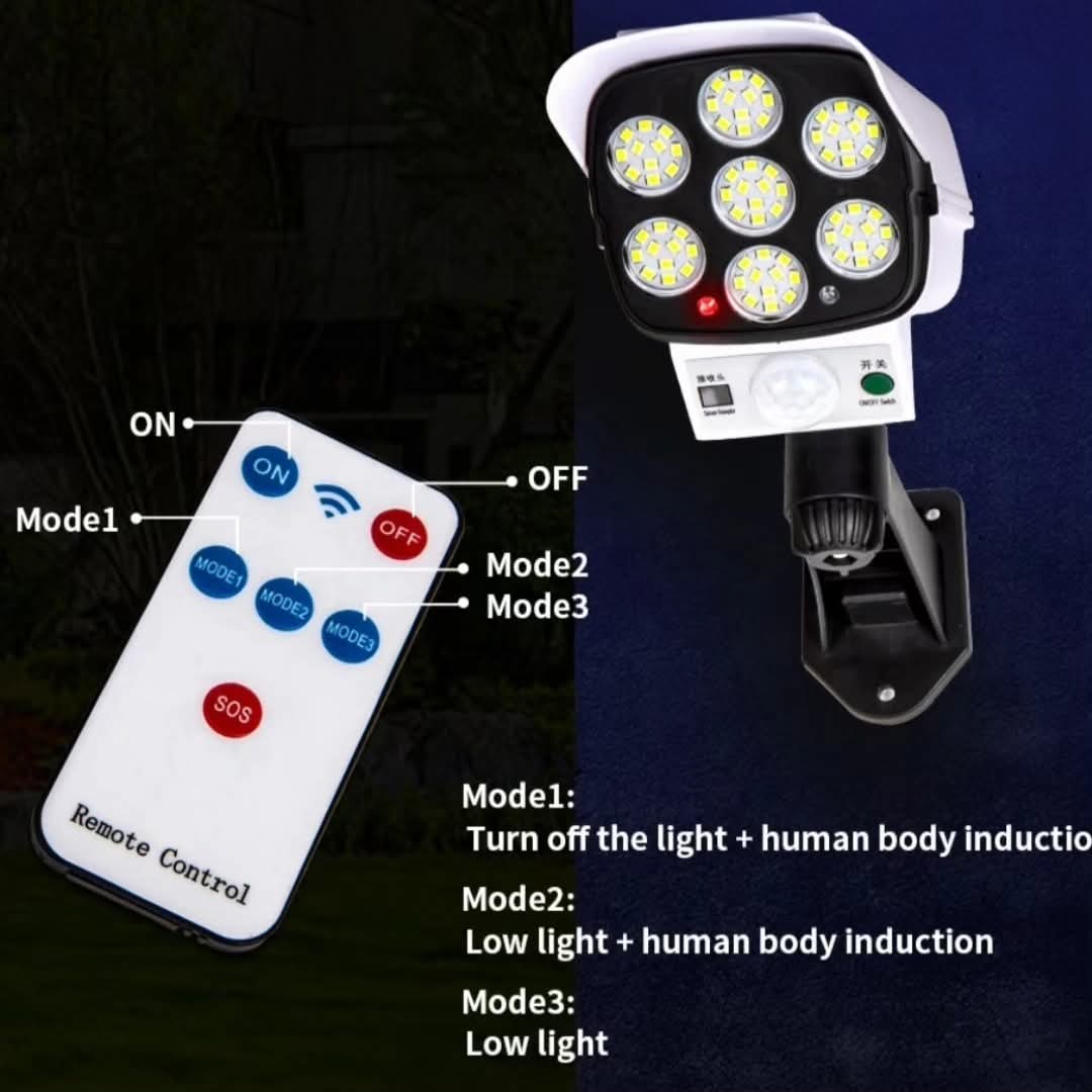 Solarna led lampa u obliku kamere