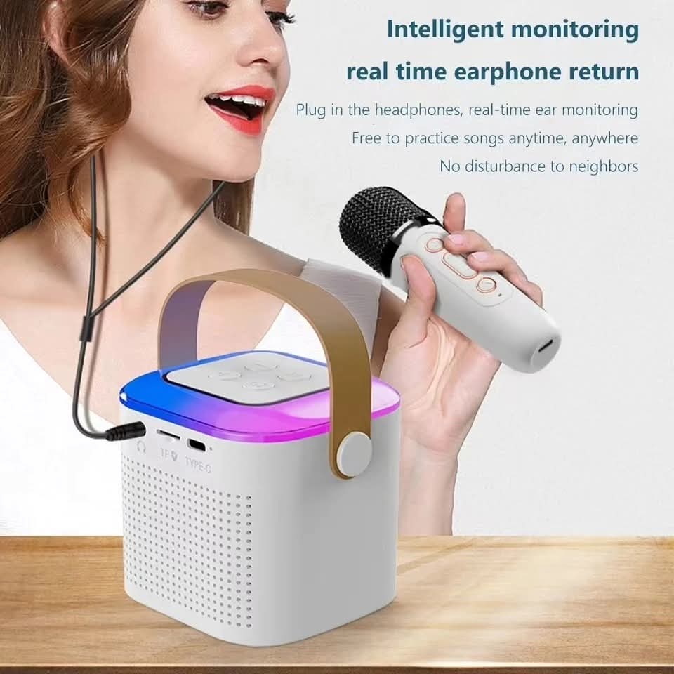 Mini karaoke zvučnik sa bežičnim mikrofonom