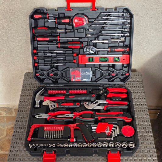 Komplet Alata 258 djelova u koferu – Univerzalni set za kuću, auto i radionicu