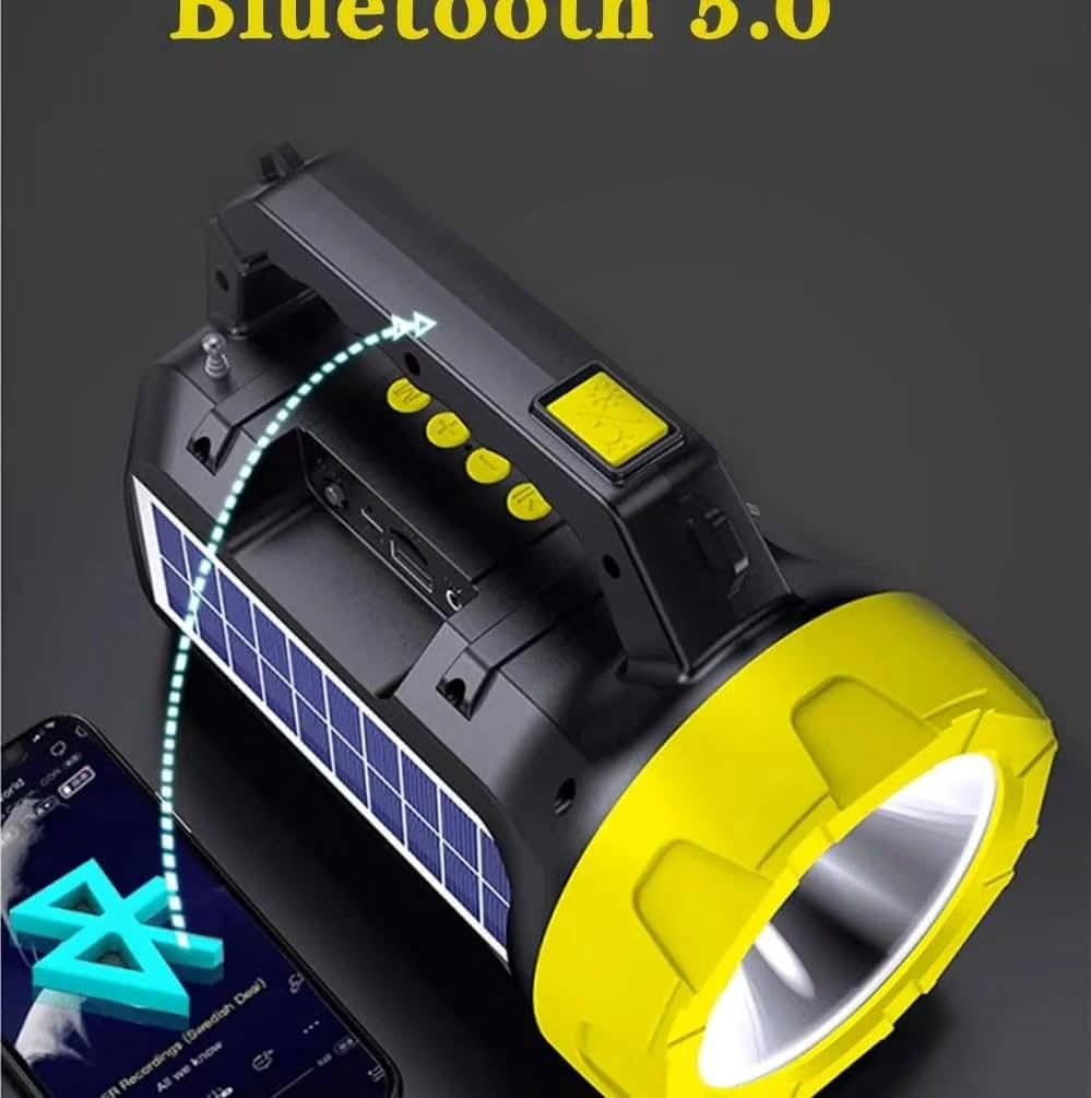 Rucna punjiva led lampa sa bluetooth zvucnikom