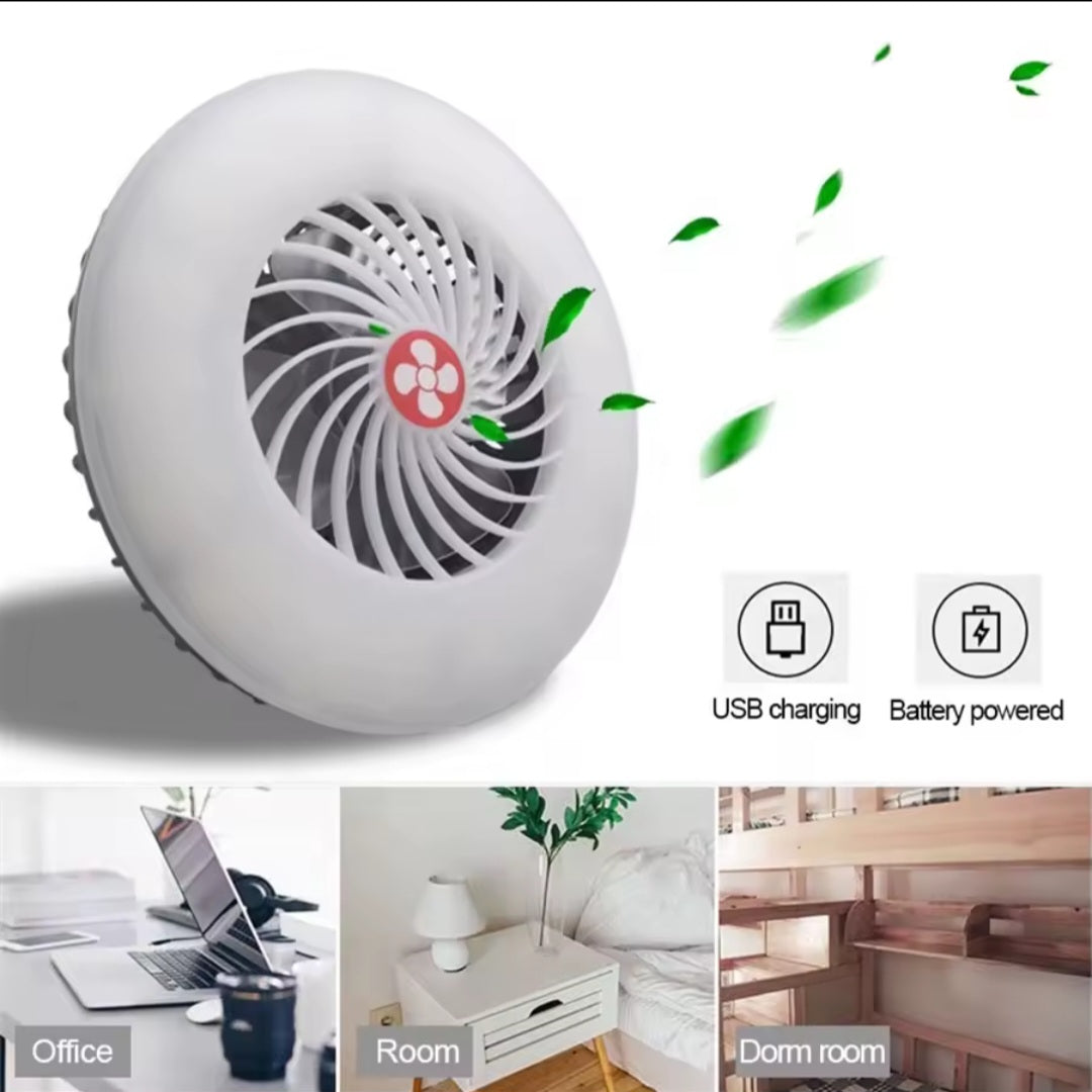 Prenosivi Ventilator i Kamp Svijetlo 2u1