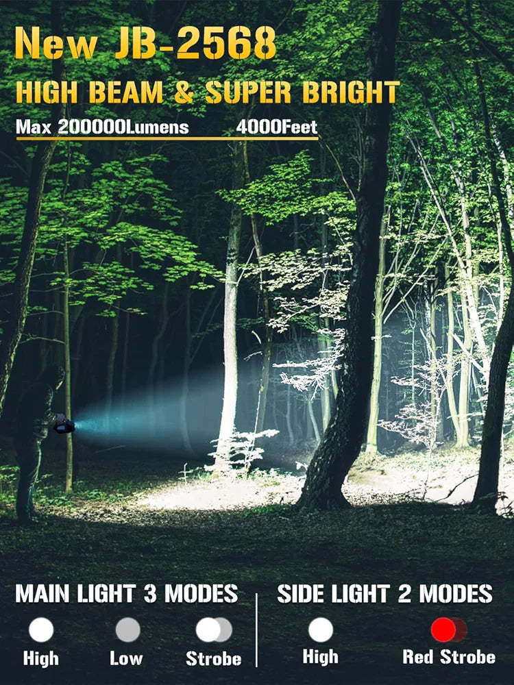 Snažna LED ručna lampa sa solarnim punjenjem
