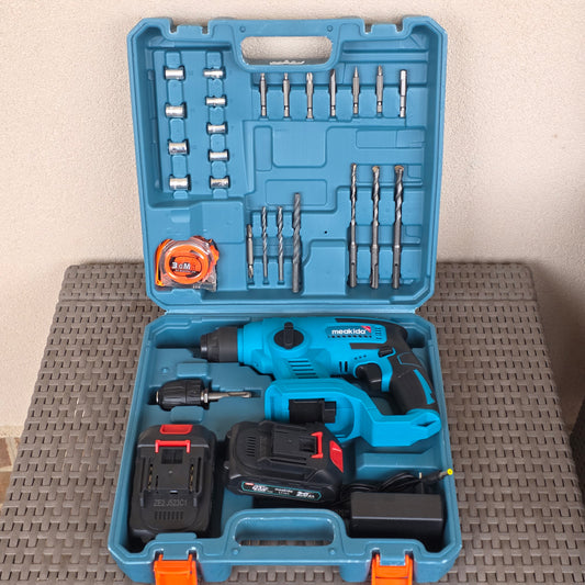 Aku udarna bušilica sa dvije baterije 21V( 2Ah)