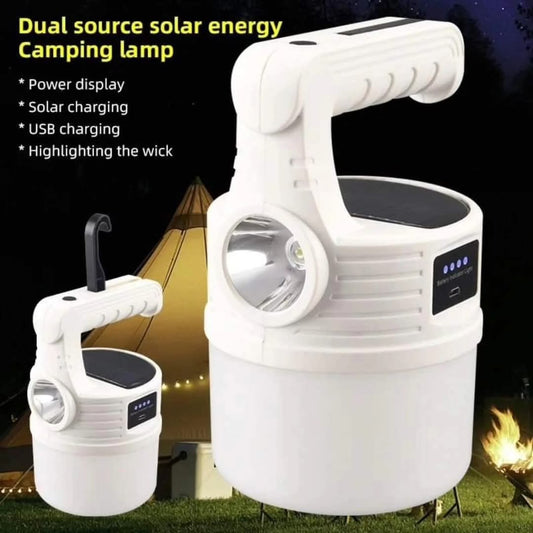 Solarna 2u1 led lampa sa zakackom