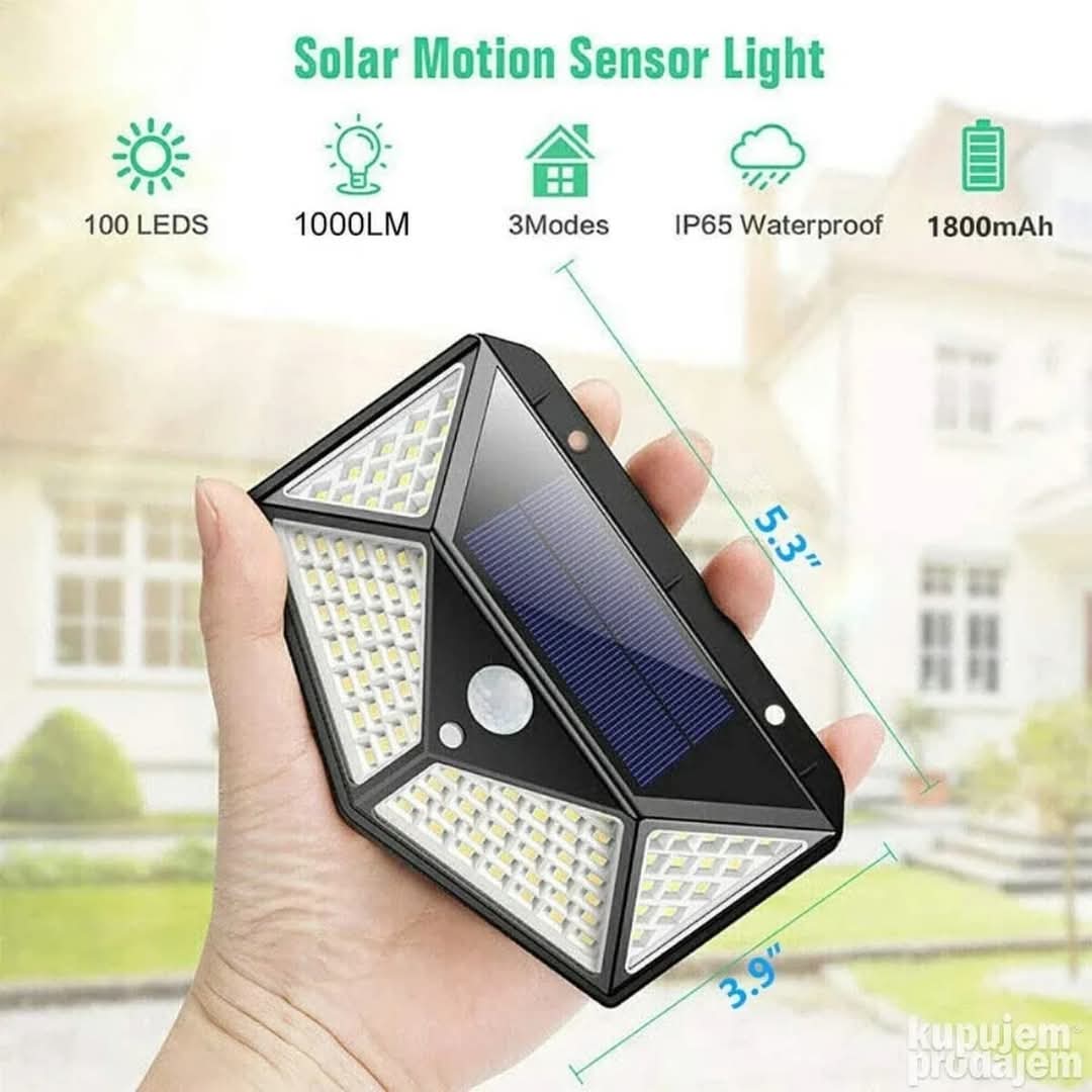 DEKORATIVNA SOLARNA LED LAMPA ZA DVORIŠTE