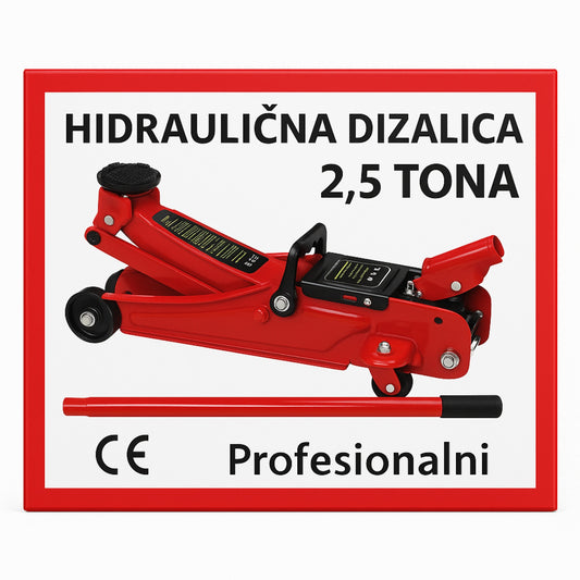 HIDRAULIČNA DIZALICA 2,5 TONA – PROFESIONALNA