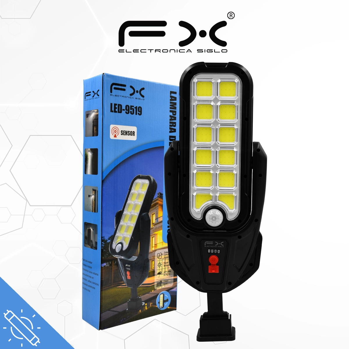 Solarna LED reflektor sa senzorom