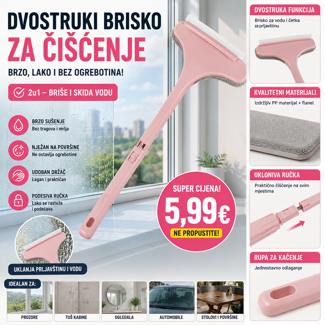 Dvostruki brisko za ciscenje
