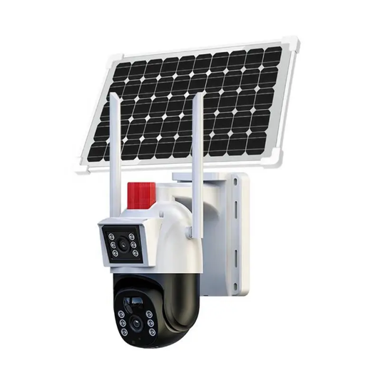 Solarna WI-FI rotirajuća kamera sa 2 sočiva