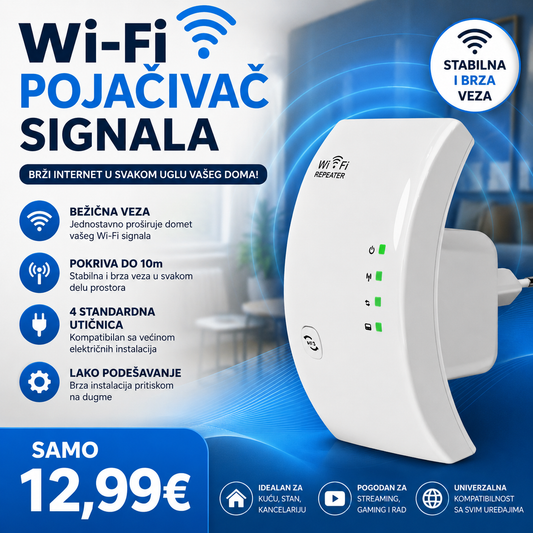 WIFI pojačivač signala za internet