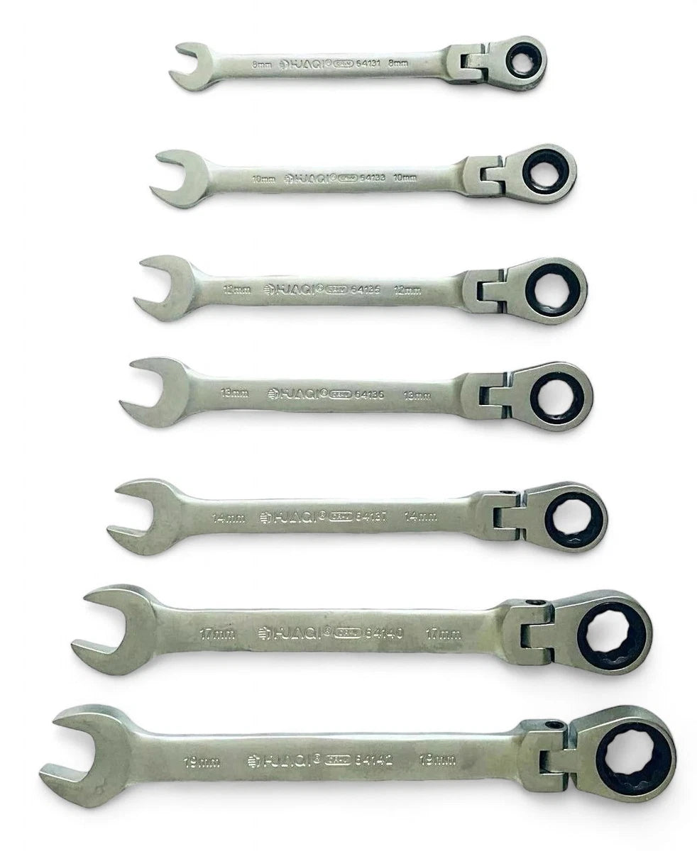 Set okastih ključeva sa zglobom (račna) – 7 komada, CR-V čelik