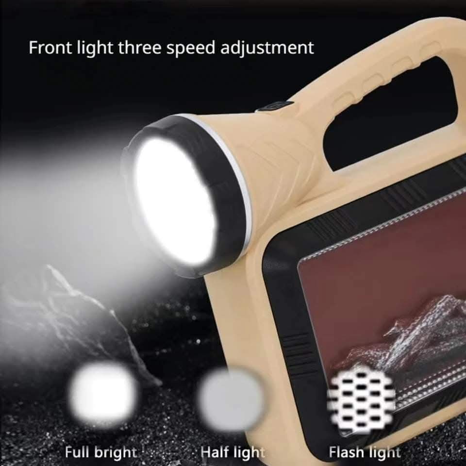 Solarna ručna led lampa sa solarnim i usb punjenjem