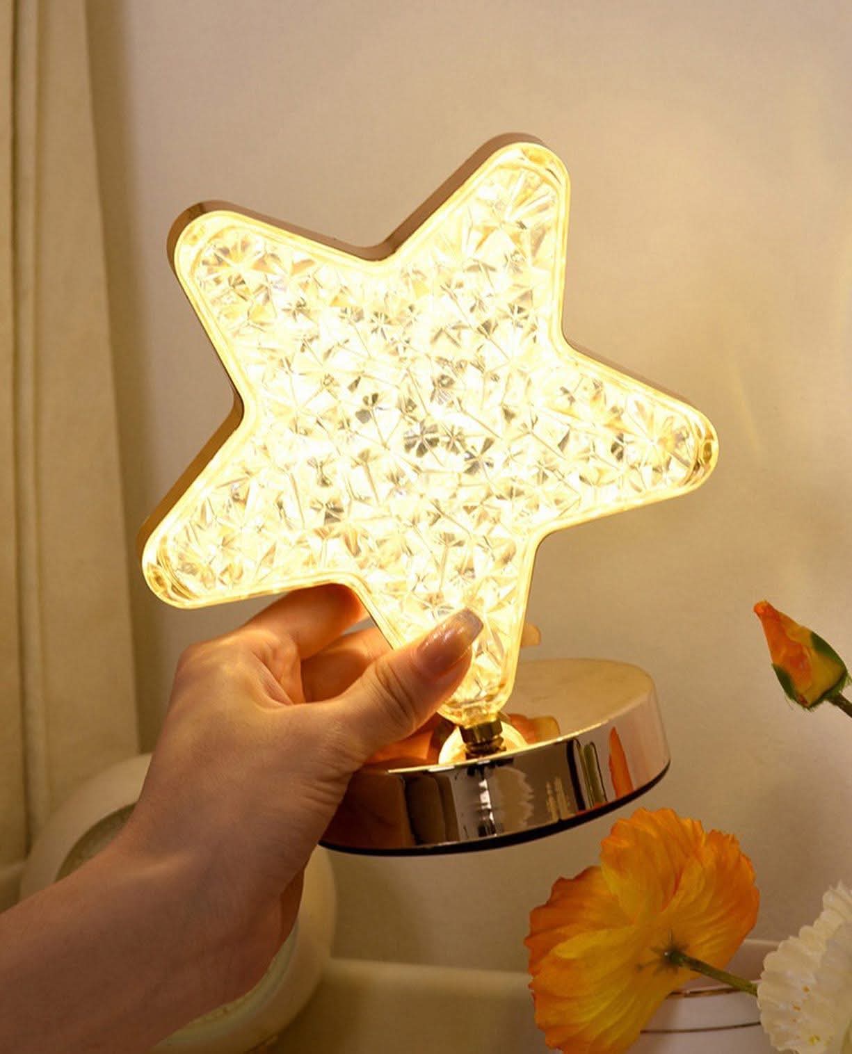 LED Kristalna stona lampa