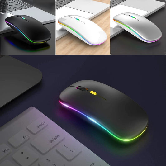 Bezicni RGB mis – Bluetooth + 2.4 GHz (Punjivi)