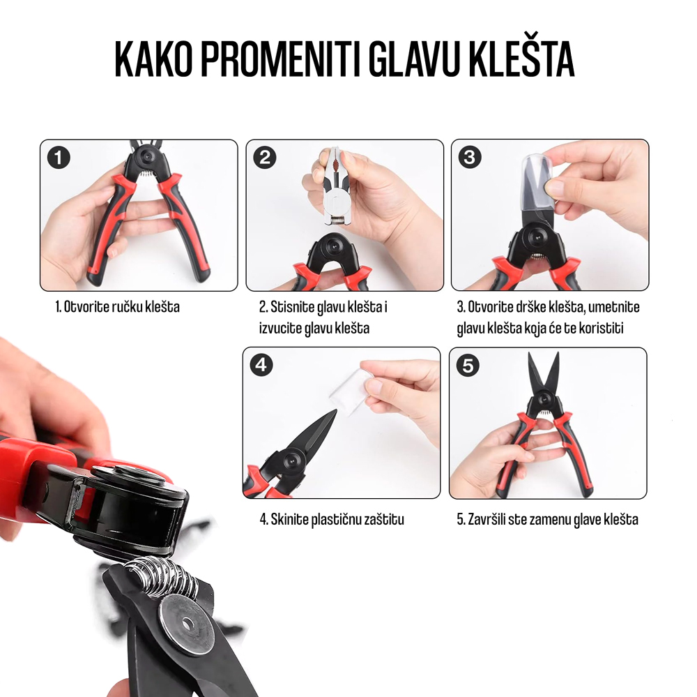 Kombinovana 5u1 kliješta