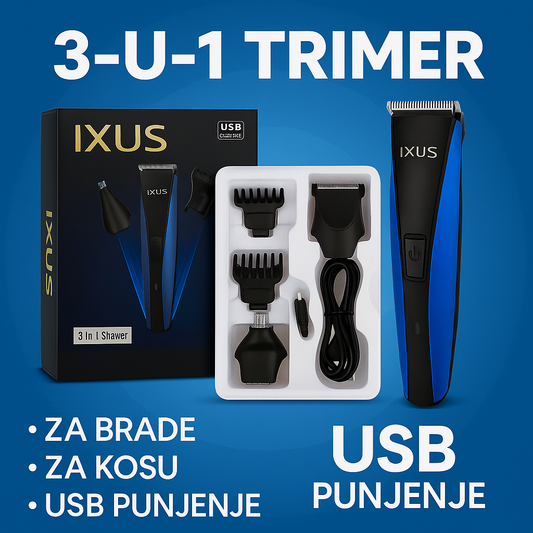 Masinica 3u1 za sisanje i brijanje