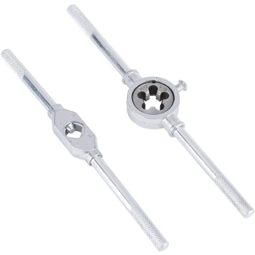 12-dijelni Set za Narezivanje Navoja – Tap & Die Set (M6–M12)