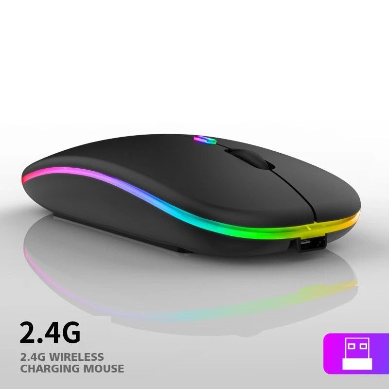 Bezicni RGB mis – Bluetooth + 2.4 GHz (Punjivi)