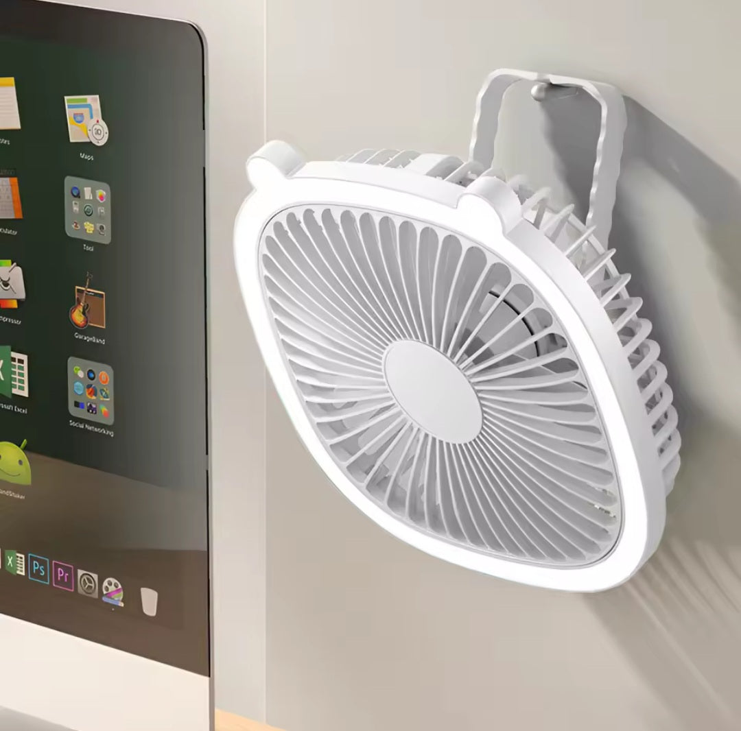 Prenosivi USB Ventilator sa LED Svetlom – Kompaktan, Snažan i Sladak