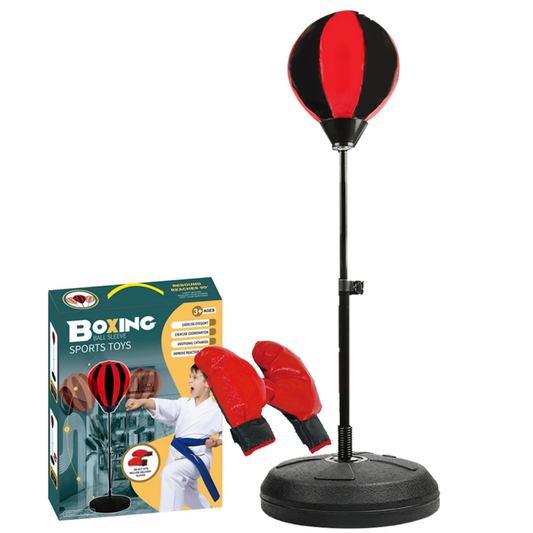DJEČIJI BOKS SET – PODESIVA VISINA 105 cm + RUKAVICE I PUMPA