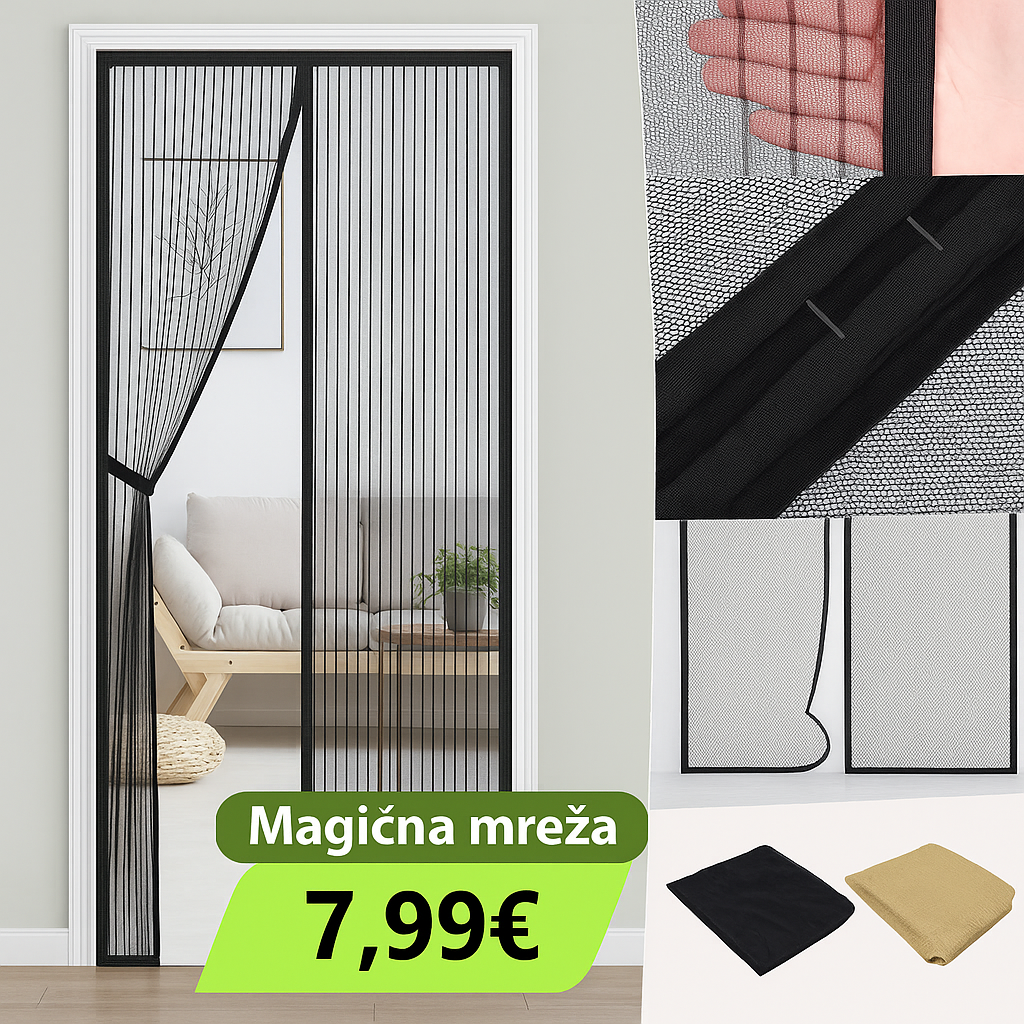 MAGIČNA MAGNETNA MREŽA ZA KOMARCE