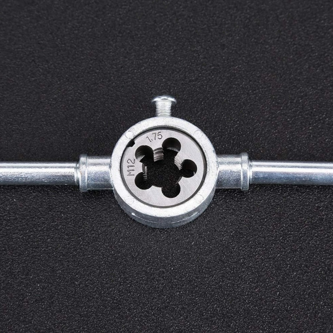 12-dijelni Set za Narezivanje Navoja – Tap & Die Set (M6–M12)