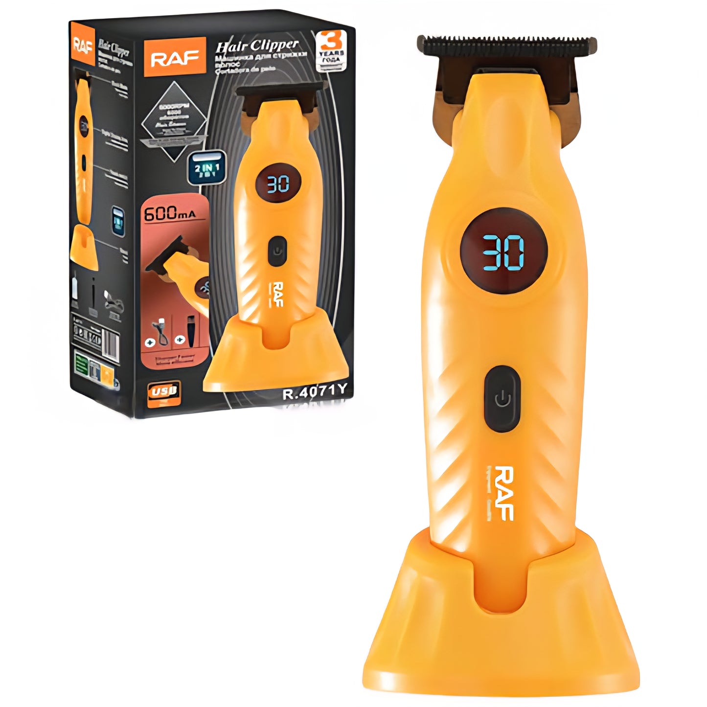 RAF – Profesionalna Mašinica za Šišanje (USB, 6000 RPM)