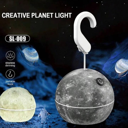 Lampa u obliku planete sa zakačkom sa tri načina rada